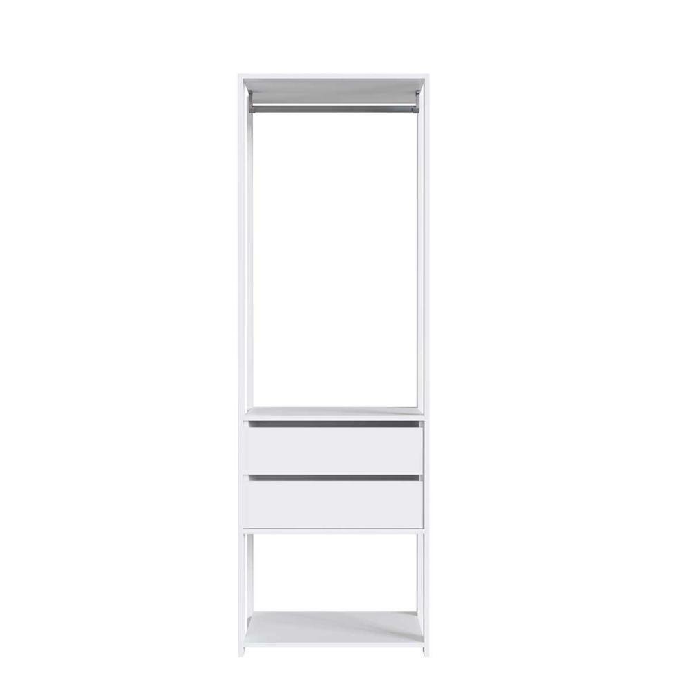 Estante Closet para Quarto com Cabideiro em Aço 1,83 M Cor:branco - 6