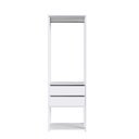 Ver imagem 6 de Estante Closet para Quarto com Cabideiro em Aço 1,83 M Cor:branco
