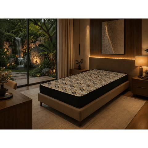 Colchão D28 Solteiro 14cm Bordado Premium Dupla Face Espuma Firme