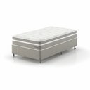Ver imagem 2 de Cama Box Solteirão 108x198x51cm Molejo Verticóil Milani Fx Montreal Bege
