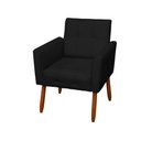 Ver imagem 1 de Poltrona Stella Suede Preto