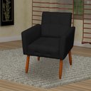 Ver imagem 2 de Poltrona Stella Suede Preto