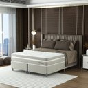 Ver imagem 5 de Cama Box Queen 158x198x51cm Molejo Verticoil Milani Fx Yescasa