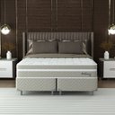 Ver imagem 6 de Cama Box Queen 158x198x51cm Molejo Verticoil Milani Fx Yescasa