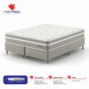 Ver imagem 2 de Cama Box Queen 158x198x51cm Molejo Verticoil Milani Fx Yescasa