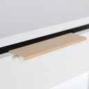 Ver imagem 7 de Escrivaninha Square 1 Gaveta 100% MDF Pés de Metal 70cm x 48cm Off White Suave