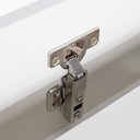 Ver imagem 6 de Escrivaninha Square 1 Gaveta 100% MDF Pés de Metal 70cm x 48cm Off White Suave