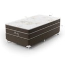 Ver imagem 3 de Cama Box Solteirão Mola Ensacada 108CMX71CMX198CM Pictor Montreal Bege/Marrom
