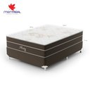 Ver imagem 2 de Cama Box Casal 138x188x71cm Molas Ensacadas Pictor Montreal Marrom/Bege