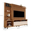 Ver imagem 3 de Home para TV Natura 55 Polegadas 180cm MDP-MDF Freijó Off White Germai Móveis