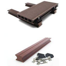 Deck Régua em Wpc Cor Ipê 0,406m² (2,90m X 14cm) - 10