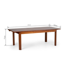 Ver imagem 6 de Mesa de Jantar Extensível 1200-1600 Madeira Maciça Zuzu Artemobili