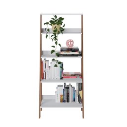Estante para Livros Escada 140cmx61cm 4 Prateleiras Tok Yescasa - 4