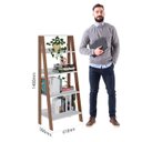 Ver imagem 5 de Estante para Livros Escada 140cmx61cm 4 Prateleiras Tok Yescasa