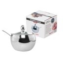 Ver imagem 3 de Açucareiro de Inox e Tampa de Vidro com Colher.