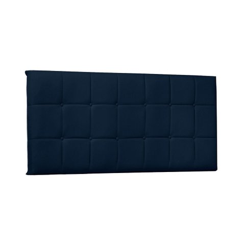 Painel de Cama 195cm Sonhare Suede Azul Marinho - Lucadi Home