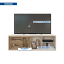 Ver mais imagens de Rack Suspenso para TV até 55 Polegadas 136cm em BP Porta Ripada Multiverso 