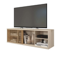 Ver imagem 5 de Rack Suspenso para TV até 55 Polegadas 136cm em BP Porta Ripada Multiverso 