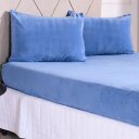 Ver imagem 1 de Jogo de Lençol Queen Plush Extra Quentinho c/ Elástico Bene Casa