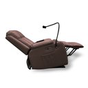 Ver imagem 6 de Poltrona do Papai Lift Reclinável Massagem Aquecimento Austin Usb Led Suporte para Celular Pu Marrom