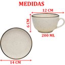 Ver imagem 3 de Kit Jogo de Xicaras 10pçs 10 Pessoas Unni Brisa Oxford 200ml