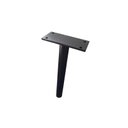 Ver imagem 2 de Pé 18cm Metal Móveis Multiuso Pezinho Preto 2und.