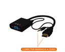 Ver imagem 1 de Adaptador Hdmi Macho para Vga Fêmea + P2