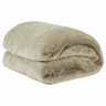 Manta Soft Cobertorzinho Multiuso Microfibra Antialérgico 0,90CM X 1,10M Cáqui - 1