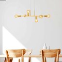Ver imagem 2 de Pendente Mini Jabuticaba Dourado 6XE27 Alumínio Pintura Eletrostática Design Moderno Luxuoso Bivolt
