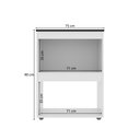Ver imagem 3 de Balcão de Cozinha para Cooktop 4 ou 5 Bocas Branco Ajl Móveis