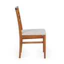 Ver imagem 4 de Kit 2 Cadeiras Madeira Maciça Assento Estofado Zuzu