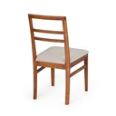 Ver imagem 3 de Kit 2 Cadeiras Madeira Maciça Assento Estofado Zuzu