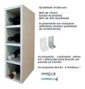 Ver imagem 2 de Garrafeiro Adega Nicho Mdf Porta Garrafas Branco M A Sorprezo