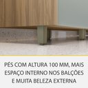 Ver imagem 7 de Cozinha Modulada Rainha com 4 Peças 4 Portas 5 Gavetas Ripado em Mdf 190cm de Largura Nesher