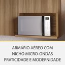 Ver imagem 7 de Cozinha Modulada Rainha com 4 Peças 4 Portas 5 Gavetas Ripado em Mdf 190cm de Largura Nesher