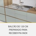 Ver imagem 6 de Cozinha Modulada Rainha com 4 Peças 4 Portas 5 Gavetas Ripado em Mdf 190cm de Largura Nesher