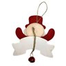 Enfeite Decorativos de Natal com Placa e Sino Papai Noel - Casambiente - 2