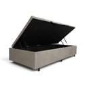 Ver imagem 6 de Base Box Baú Solteiro Lateral Suede 0,88x1,88