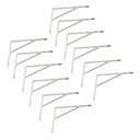 Ver imagem 1 de Kit Suporte Prateleira com 12 Pçeas em Aço Mão Francesa 15x20