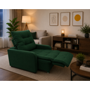 Ver imagem 3 de Poltrona Graça Cadeira Papai Mamãe Idoso Reclinável e Retrátil Verde