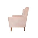Ver imagem 3 de Poltrona Decorativa Bella Suede Rosa Bebe - Dominic Decor