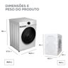 Máquina de Lavar 11kg Branca Slim Healthguard Conectada Midea Mf201w110wb/wk-01 - 127v - 2