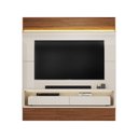 Ver imagem 2 de Painel Suspenso Solan Tv 70" 2 Gavetas Offwhite/freijó G18 - Gran Belo