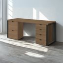Ver imagem 5 de Conjunto Escritorio Industrial Mesa e Gaveteiros Frame Munique Kappesberg