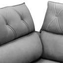 Ver imagem 5 de Sofá 3 Lugares Retrátil Reclinável Chaise Esquerdo 258cm Bergen F04 Veludo Grafite - Lyam Decor