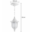 Ver imagem 3 de Kit 8 Pendentes Bivolt Internos Externos Brancos Luminárias de Teto Lustre Dital Modena