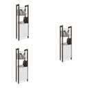 Ver imagem 4 de Kit 3 Estantes para Livros AZ Biblioteca 6 Portas Premium Espresso Móveis