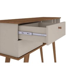 Aparador de Sala Jantar Elis 2 Gavetas 3 Nichos Savana c/ Off White - Cimol - 5