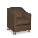 Ver imagem 4 de Mini Poltrona Cadeira Infantil Tilla de Criança Suede Marrom