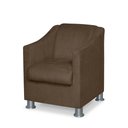Ver imagem 5 de Mini Poltrona Cadeira Infantil Tilla de Criança Suede Marrom